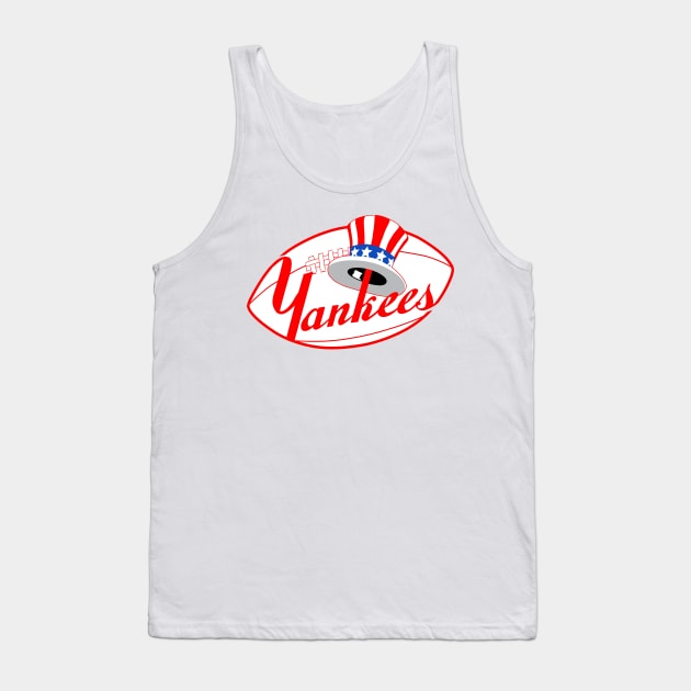 New York Yankees Football Tank Top by DarthBrooks